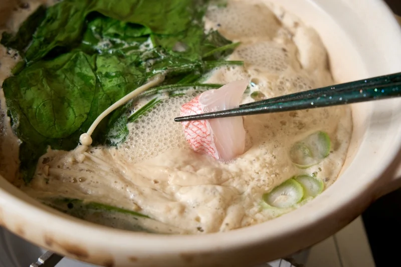 日本料理 彩月　刺しゃぶ〆