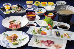 稲佐山観光ホテル　刺しゃぶ写真