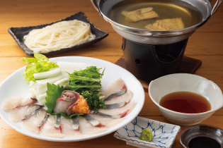 旬彩ながや　刺しゃぶ写真