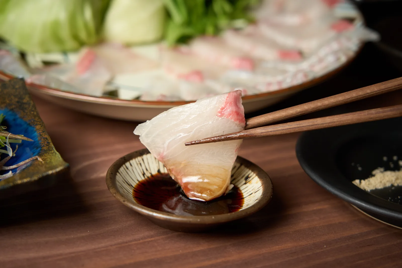夏野菜と薬味をたのしむ 鯛だし塩レモンながさき刺しゃぶ 写真2