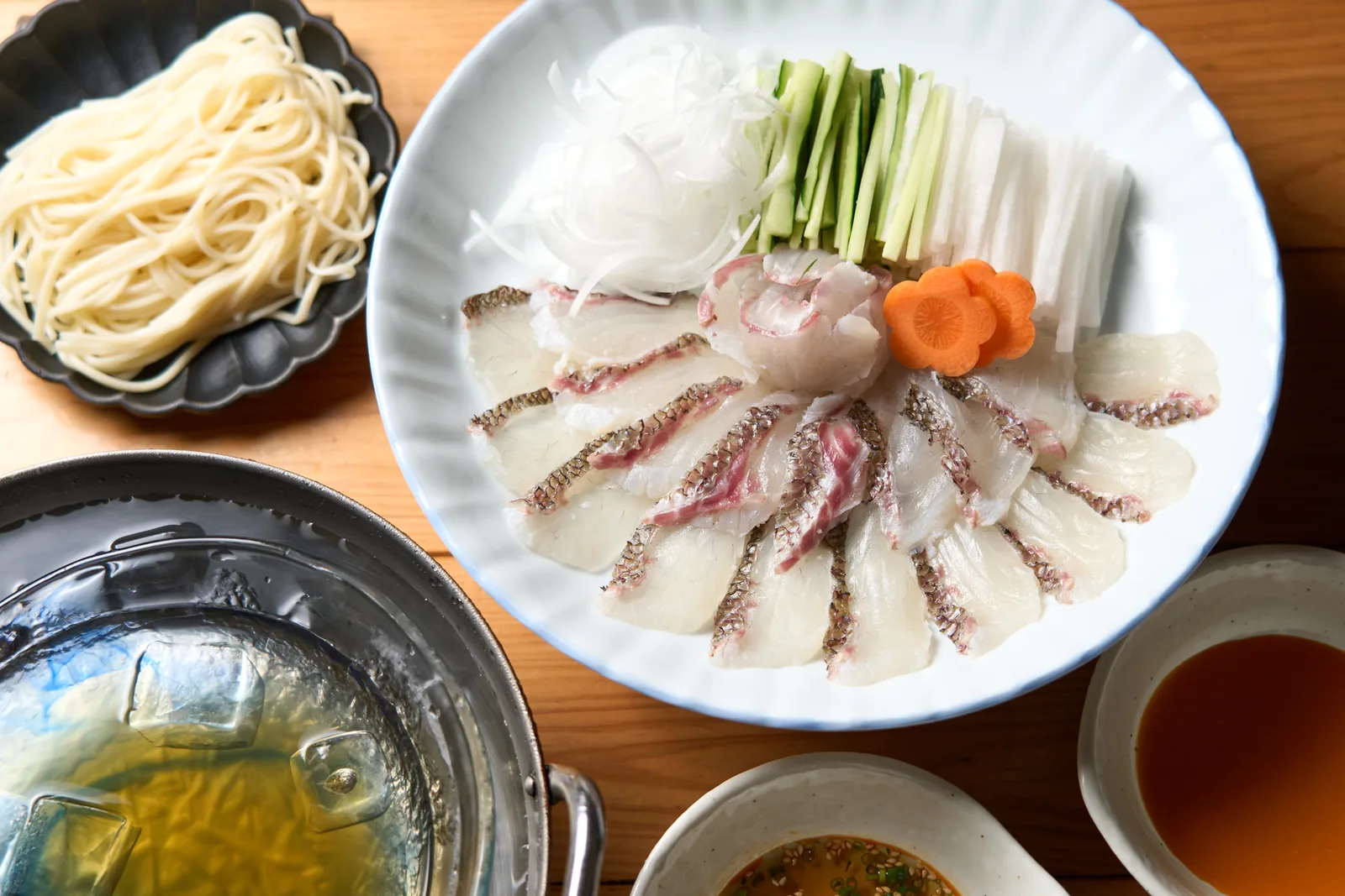 ゆうこう真鯛の夏の刺しゃぶ 写真2
