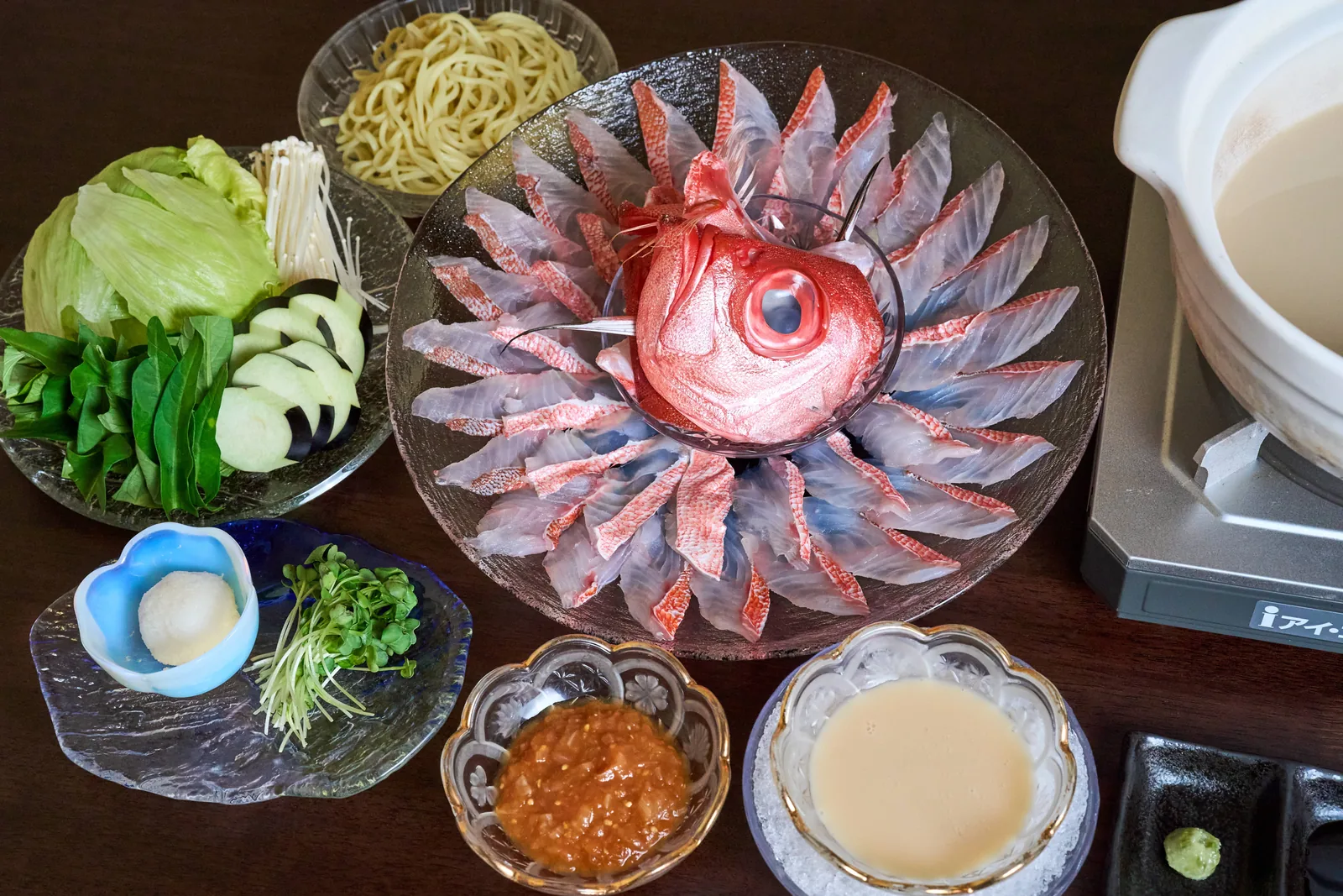平金目のながさき刺しゃぶ ～夏の和華蘭仕立て～ 写真1