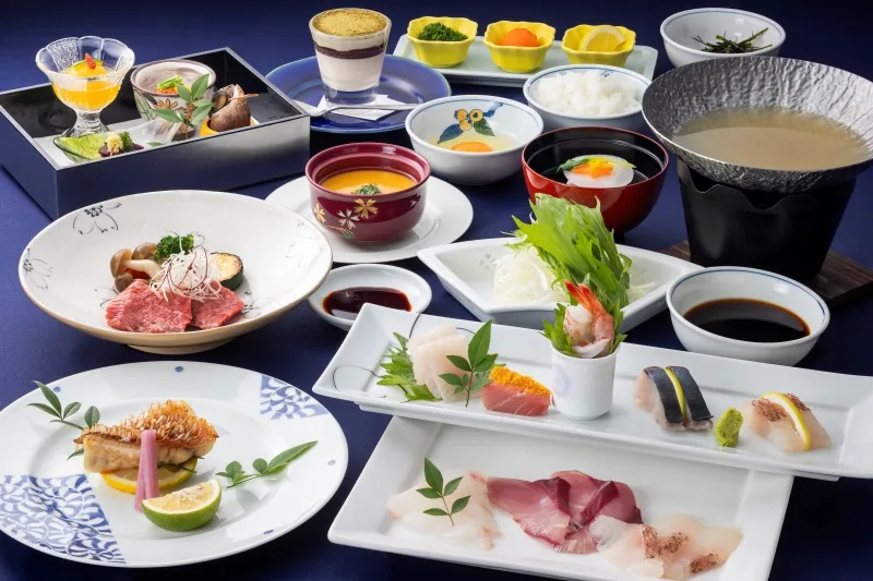 稲佐山観光ホテルの刺しゃぶ・料理写真 1