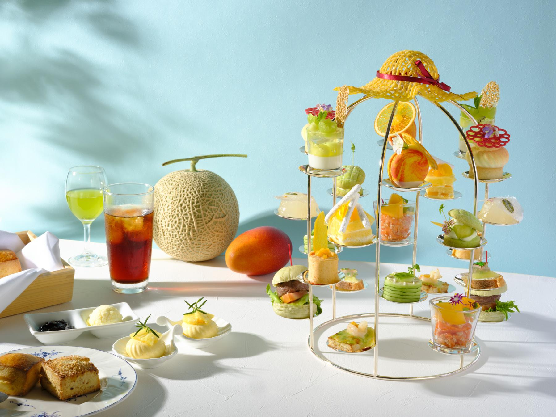 【長崎マリオットホテルからのお知らせ】夏限定アフタヌーンティー ~ Mango ＆ Melon~を楽しめます-1