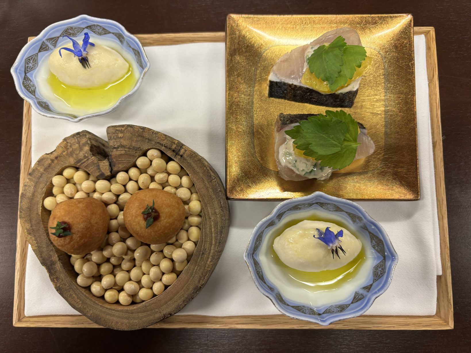 鰆　ホワイトアスパラガス　ハトシ