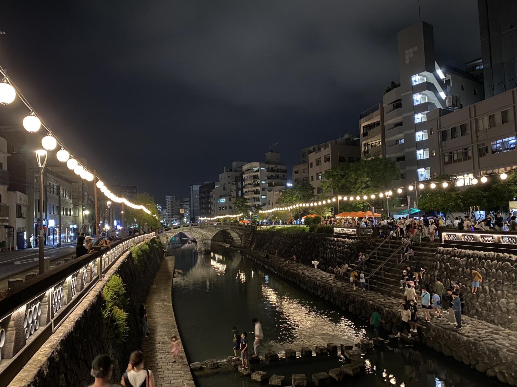 中島川夏風情～長崎夜市（8月上旬と下旬の土日）-1