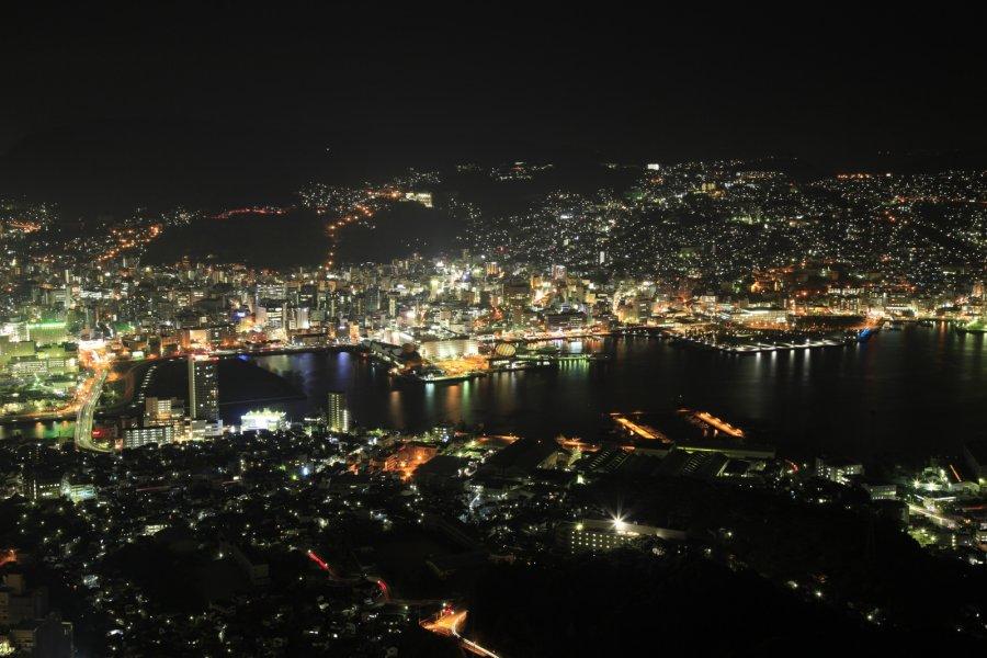 稲佐山の夜景-0