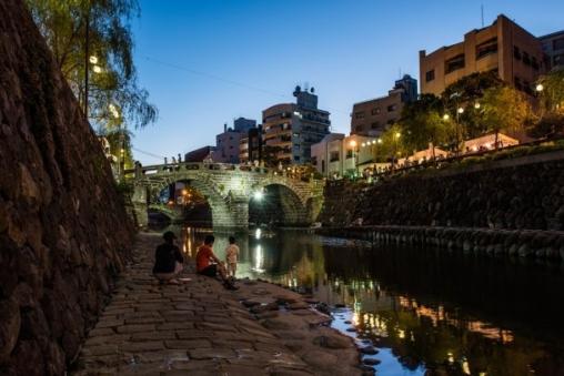 中島川夏風情～長崎夜市-2