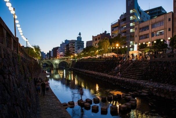 中島川夏風情～長崎夜市