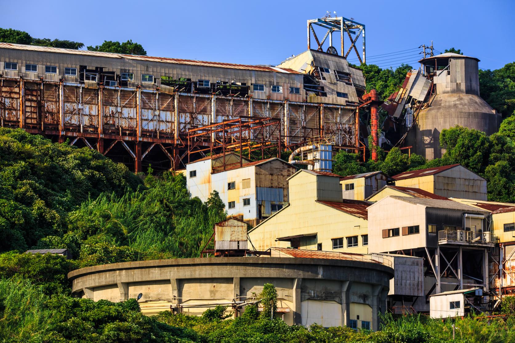 池島炭鉱跡