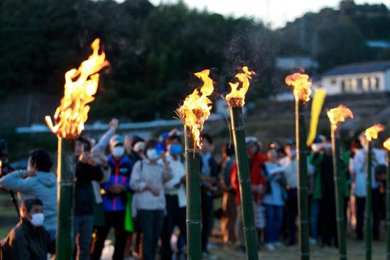 大中尾棚田火祭り-3