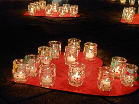 グラバー園　ハートキャンドルイベント-0